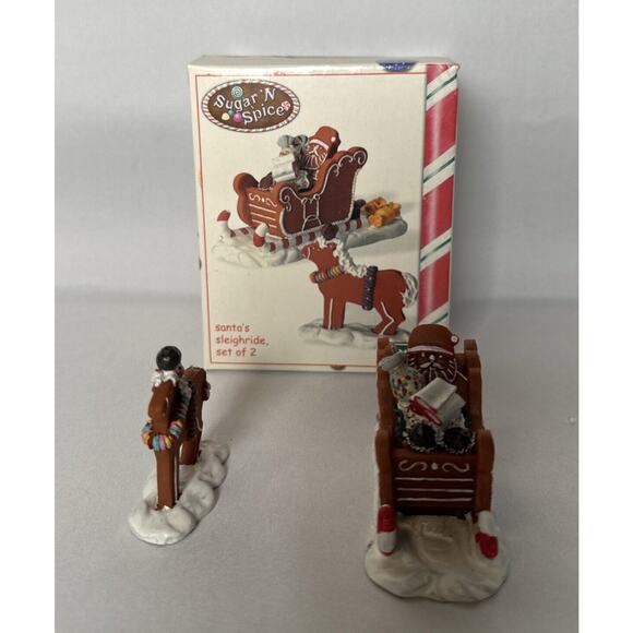 Lemax Multicolor Santa's Sleighride Christmas Village 2.28 in. - Picture 2 of 5